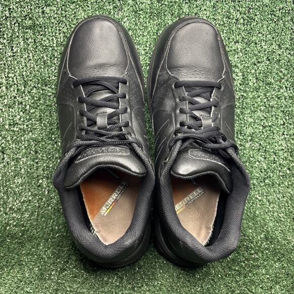 New Balance Mens 928 Triple Black Walking Shoes MW928BK Lace Up Size 10.5 4E
